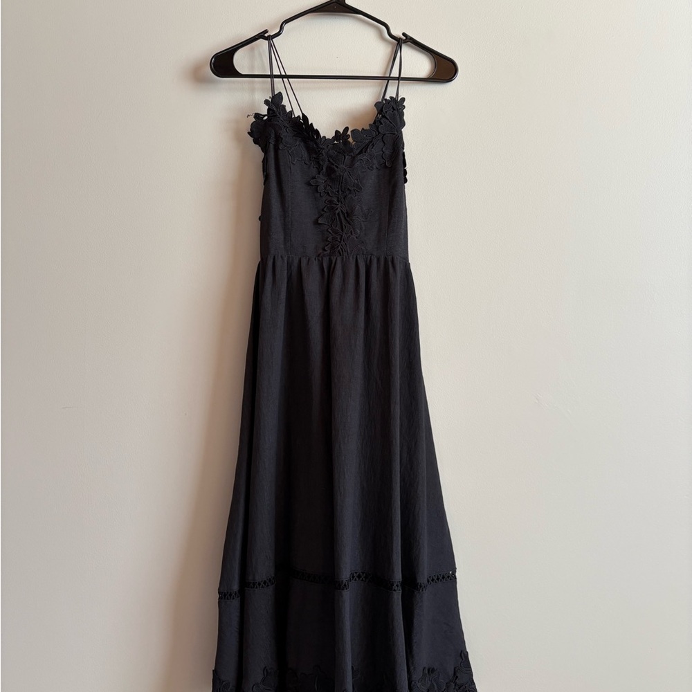 Elegant Black Lace Dress